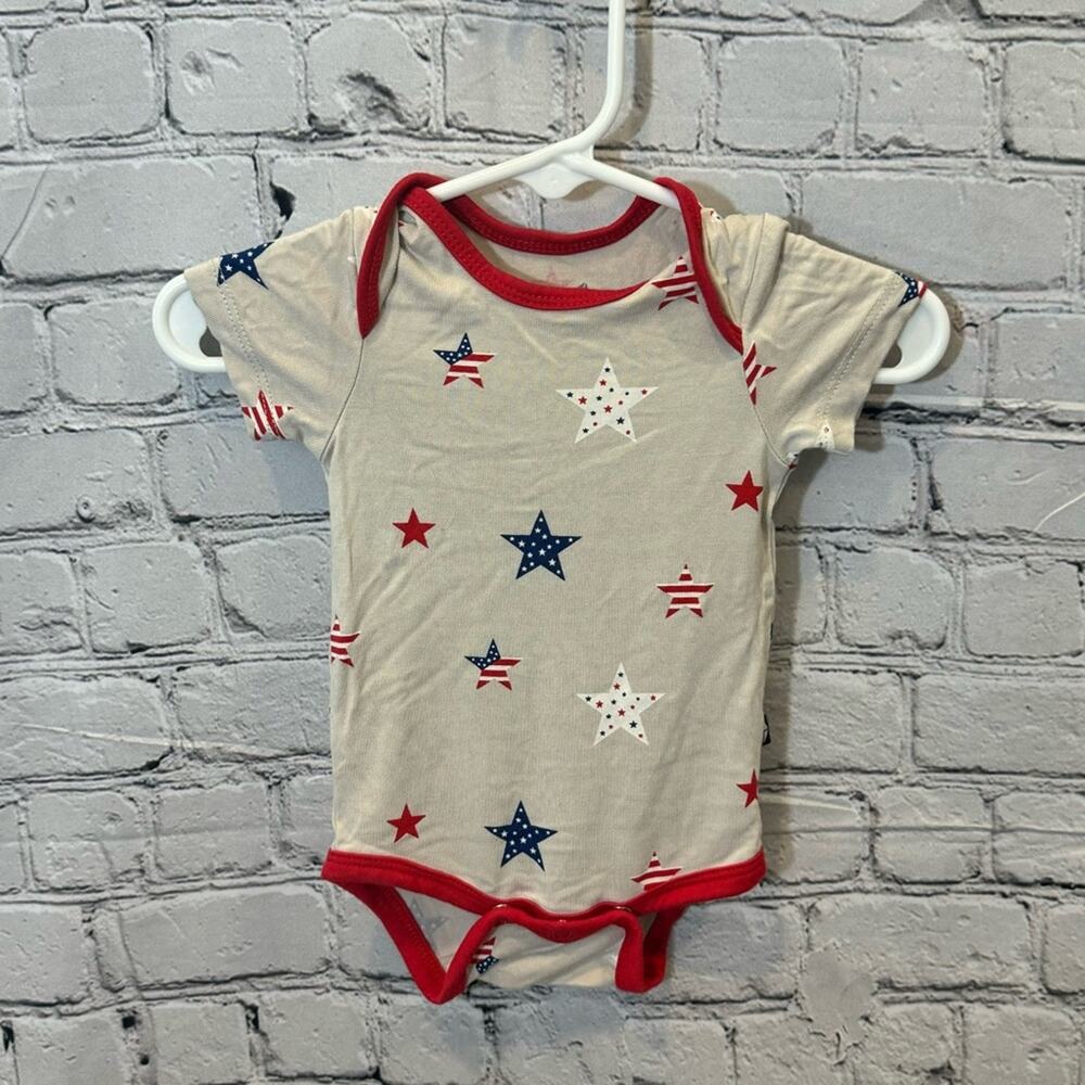 Kyte Baby Star Pattern Bamboo Baby Bodysuit